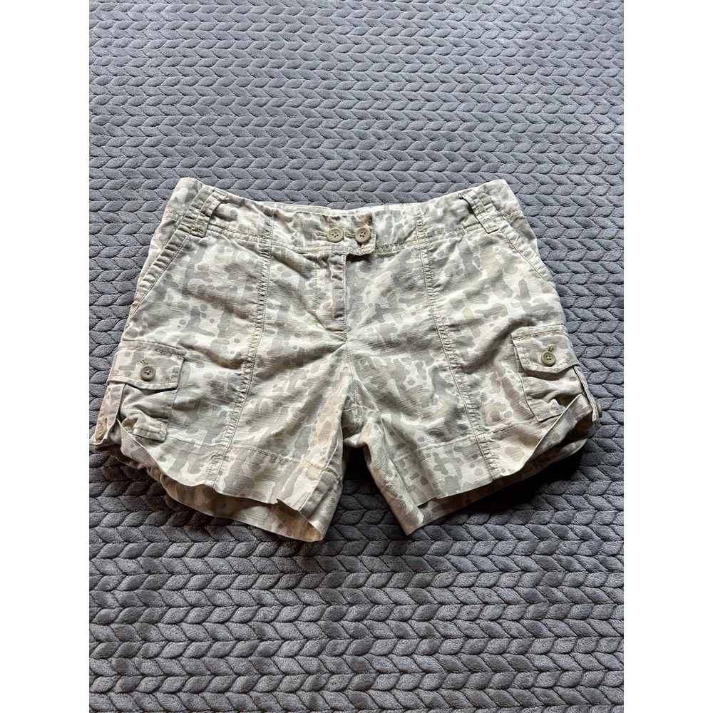 Route 66 Vintage Y2K Camo Cargo Shorts Womens Size 7/8 Low Mid Rise 100% Cotton